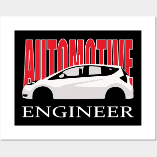 automotive engineer, car mechanic engineering Posters and Art
